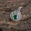 Green Onyx Pendant, 925 Sterling Silver Jewelry, Gift For Women Handmade Pendant Gemstone Jewelry
