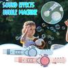 Bubble Machine with Elastic Smoke Effects Lighting Immersive Party Fog Bubbles Machine Parent-Child Interactive Bubble Maker for Friends Children
