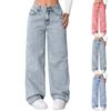 Women's High Straight Wide-leg Casual Loose Jeans