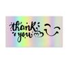 50pcs Business Card Laser Thank You Card For Supporting Business Package Decor Thank You for your order Card For Small Shop Gift