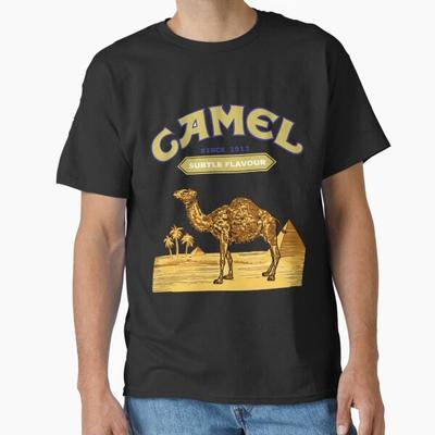 Классическая футболка Camel Cigarettes Сделано в США S-2XL