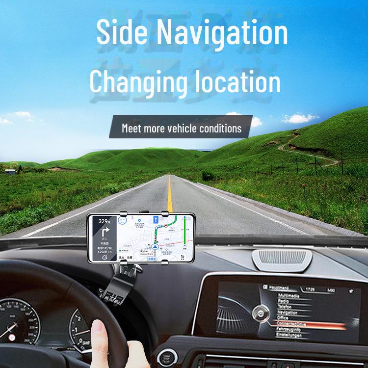 Универсальный держатель телефона на зеркало заднего вида для приборной панели автомобиля