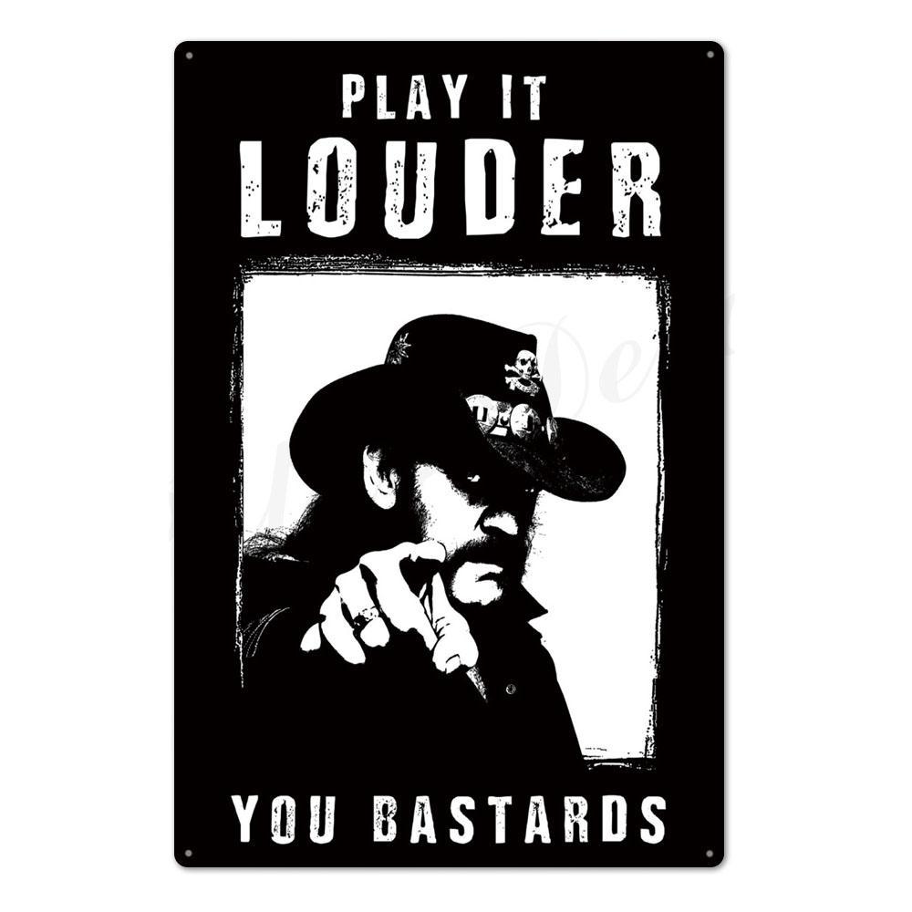 Оловянная вывеска в стиле рок-н-ролл, винтажная металлическая табличка, металлический винтажный металлический плакат, ретро-рок, Настенный декор для бара, паба, клуба, мужская пещера 20x30