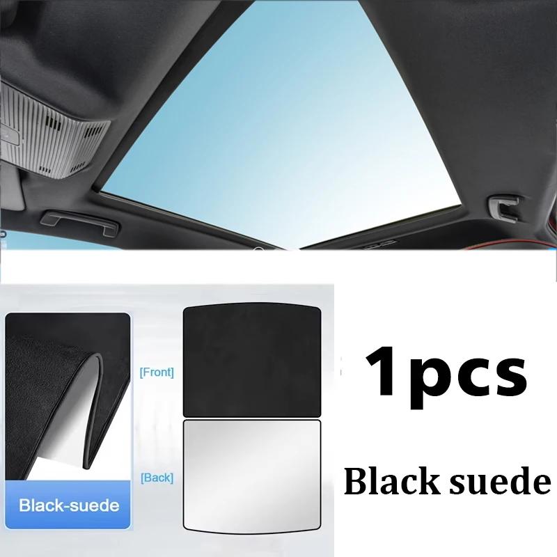 For Porsche Taycan Accessories Type 9J1 2019-2024 Auto Electrostatic Adsorption Roof Sun Shades Heat Insulation Skylight Sticker