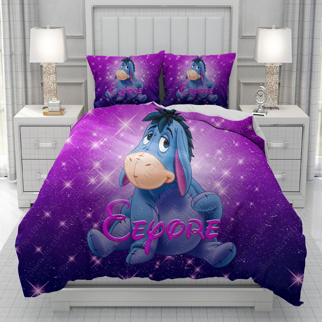 Winnie The Pooh Eeyore Duvet Cover Men Women/Children Kid Printing Disney Cartoon Bedding Set Comforter Bed Soft Dropshipping