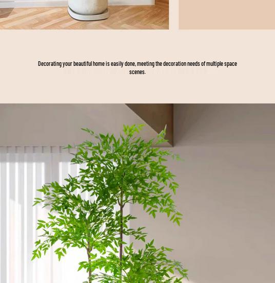 Nandina Luxury Floor-Standing Indoor/Outdoor Bonsai Tree Ornament