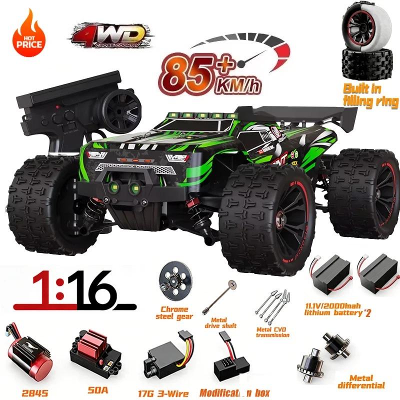 9522PRO Высокоскоростная радиоуправляемая машина 85 км/ч 1:16 Профессиональный Бесколлекторный 4WD Внедорожный Дрифт Радиоуправляемый Гоночный Автомобиль для Взрослых Грузовик