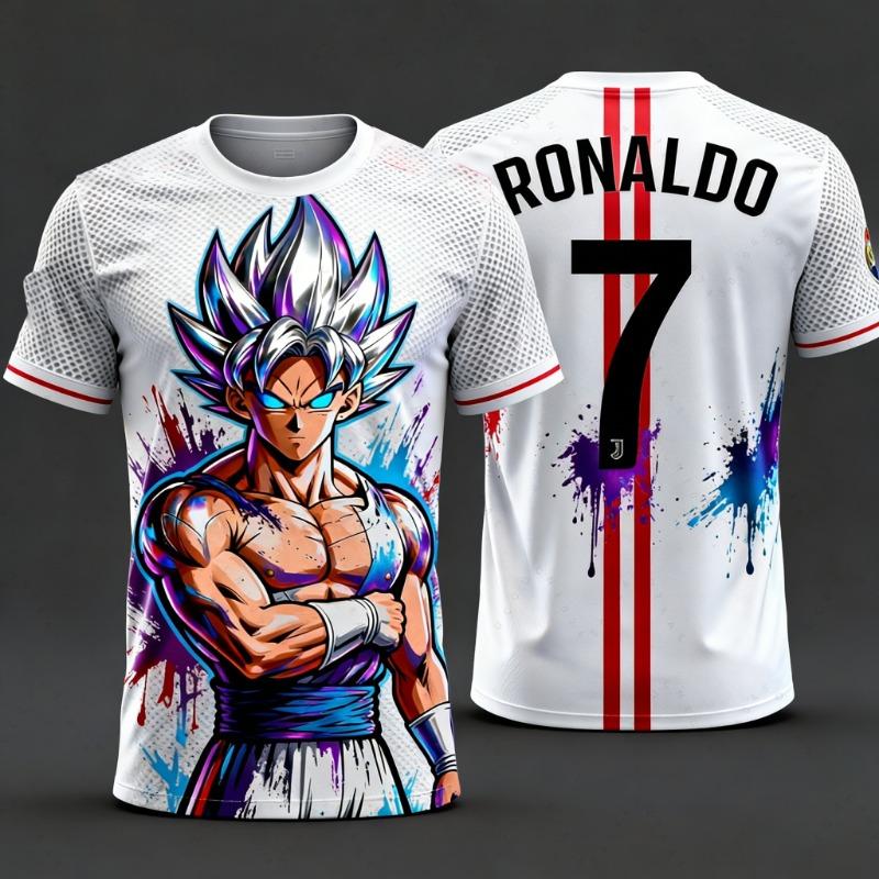 2026 Новые поступления Dragon Ball Z Goku Vegeta Специальное издание Футбольная форма Роналду №7