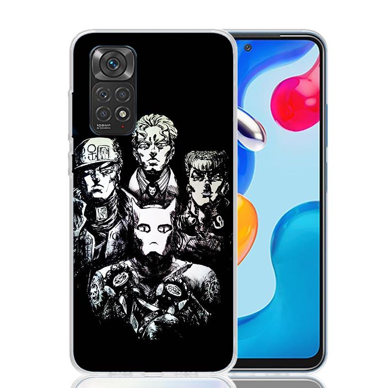 Чехол для телефона JoJo Кира Йошикаге Killer Queen для Xiaomi Redmi Note 15 14 13 12S 12 Pro Plus 11S 11E 11 11T 10S 10 Искусство Мягкий Узор