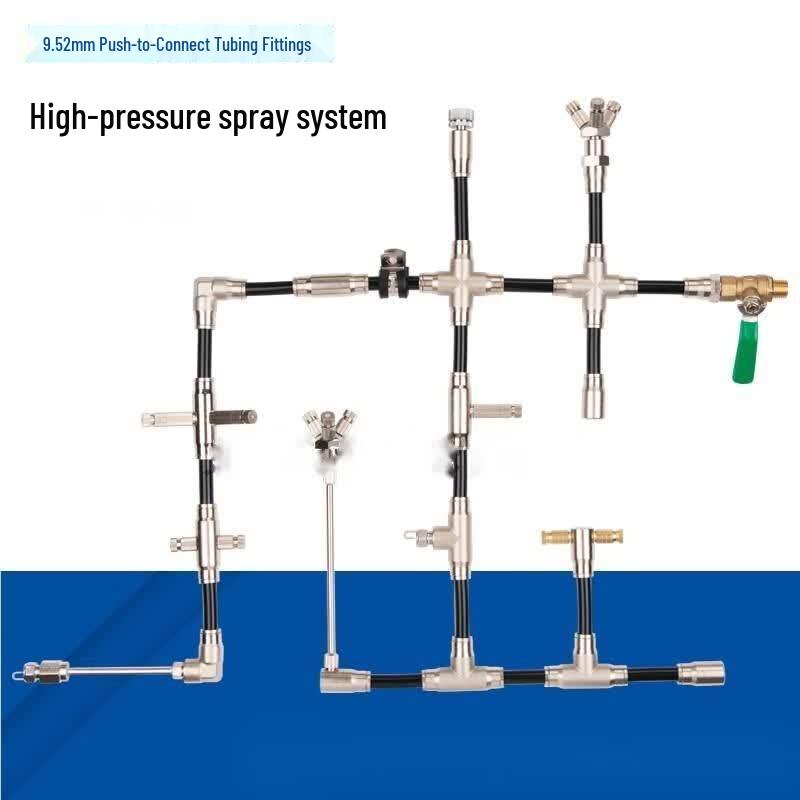 High-Pressure Spray System PE-9.52 T-Type Quick Connect Fitting
