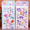 Kawaii Animals Butt Stickers Soft Pinched Happy Buttocks Sticker 3D Puffy Squishy Stress Relief Stickers DIY Phone Case Decor