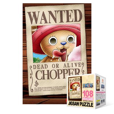 One Piece - Wanted Tony Tony Chopper [Mini] - пазл из 108 деталей, популярная корейская головоломка