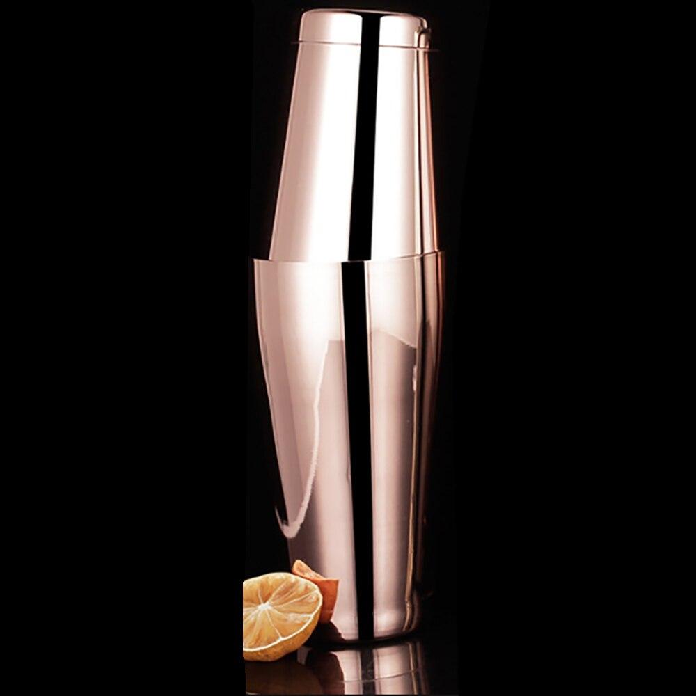 Stainless Steel Cocktail Shaker Mixer Wine Martini Boston Shaker For Bartender Drink Party Bar Tools 2-piece Set 550ML/750ML