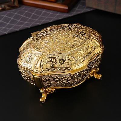 Новая креативная цветная шкатулка для украшений из алюминиевого сплава, настольное хранилище для украшений, шкатулка для украшений для подарков на день рождения подругам