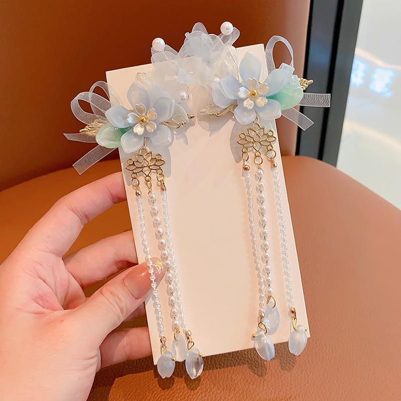 Китайские заколки для волос в стиле принцессы с кисточками - Аксессуары для волос Ханфу в древнем стиле для женщин и девочек