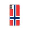 Coque Pour iPhone - PIXELFORMA - iPhone 11 - Drapeau De La Norvège - Silicone Souple - Design Léger