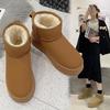 Cotton Shoes Warm and Velvet 2025 Short Boots Northeast Versatile Thick-soled Winter Snow Boots Women's New Models Are Thickened and Cold-resistant