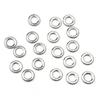 Fishing Tackle 304 Stainless Steel Tackle Connector Snap Split Rings Lead Jigging Fishing Rings