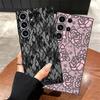 Чехол для Samsung Galaxy S26 Ultra S25 Plus S20 Ultra S10 S9 S24 Note 20 8 9 10 S23 S21 FE Funda Чехол для телефона Креативное Кружево