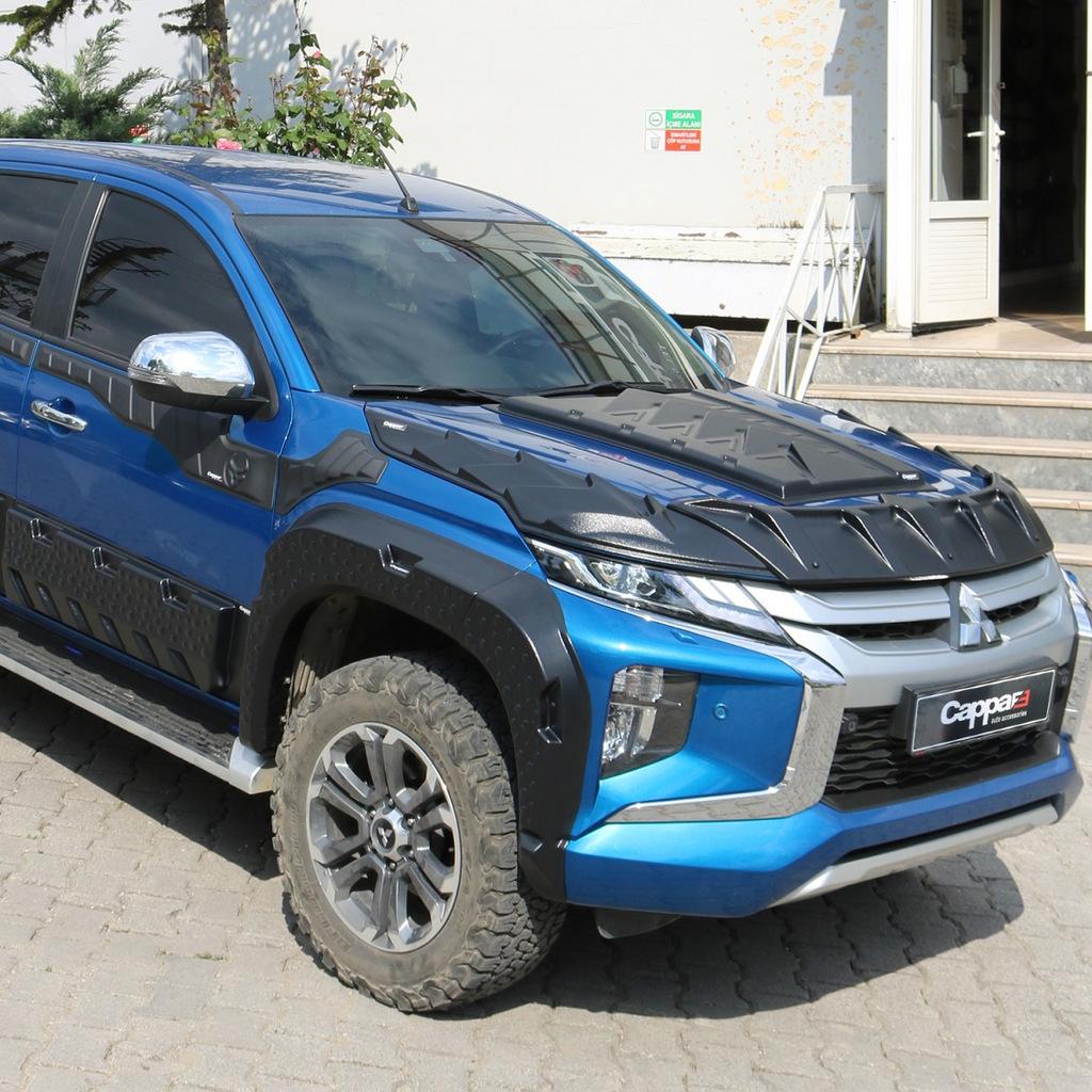 Накладка на капот (ABS) для Mitsubishi L200 2015-2024 гг