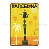 Barcelona Poster Metal Plaque Party Garage Decoration Wall Decor Iron Club Tin Sign Poster