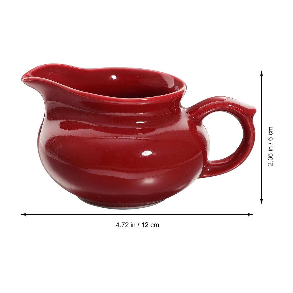 Ceramic Gravy Boat Multi-Function Sauce Cup Condiment Container Strong High-Class Ceramic Materials for Various Sauces and Dips