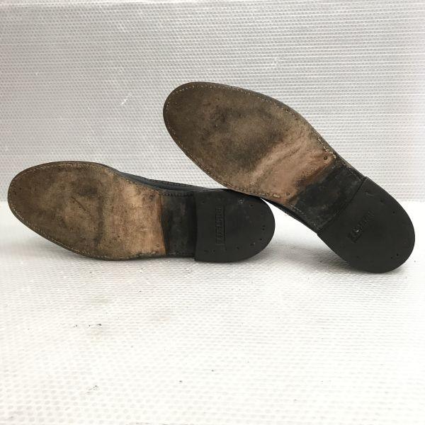 Florsheim Kenmoor винтажные туфли с крылом 9.5C 26.5-27.0 черные(ИСПОЛЬЗОВАЛ)