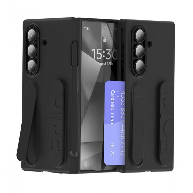 TriFold Phone Case Z Fold 8/7 Card Slot Pen Holder Hinge Protection Full Cover With Screen Protector