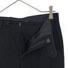 INCOTEX Striped Pattern Wool pants 42 black Center press Men's Used