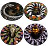 Halloween Pattern Round Halloween Rug Crystal Velvet Halloween Carpet  Halloween Decoration