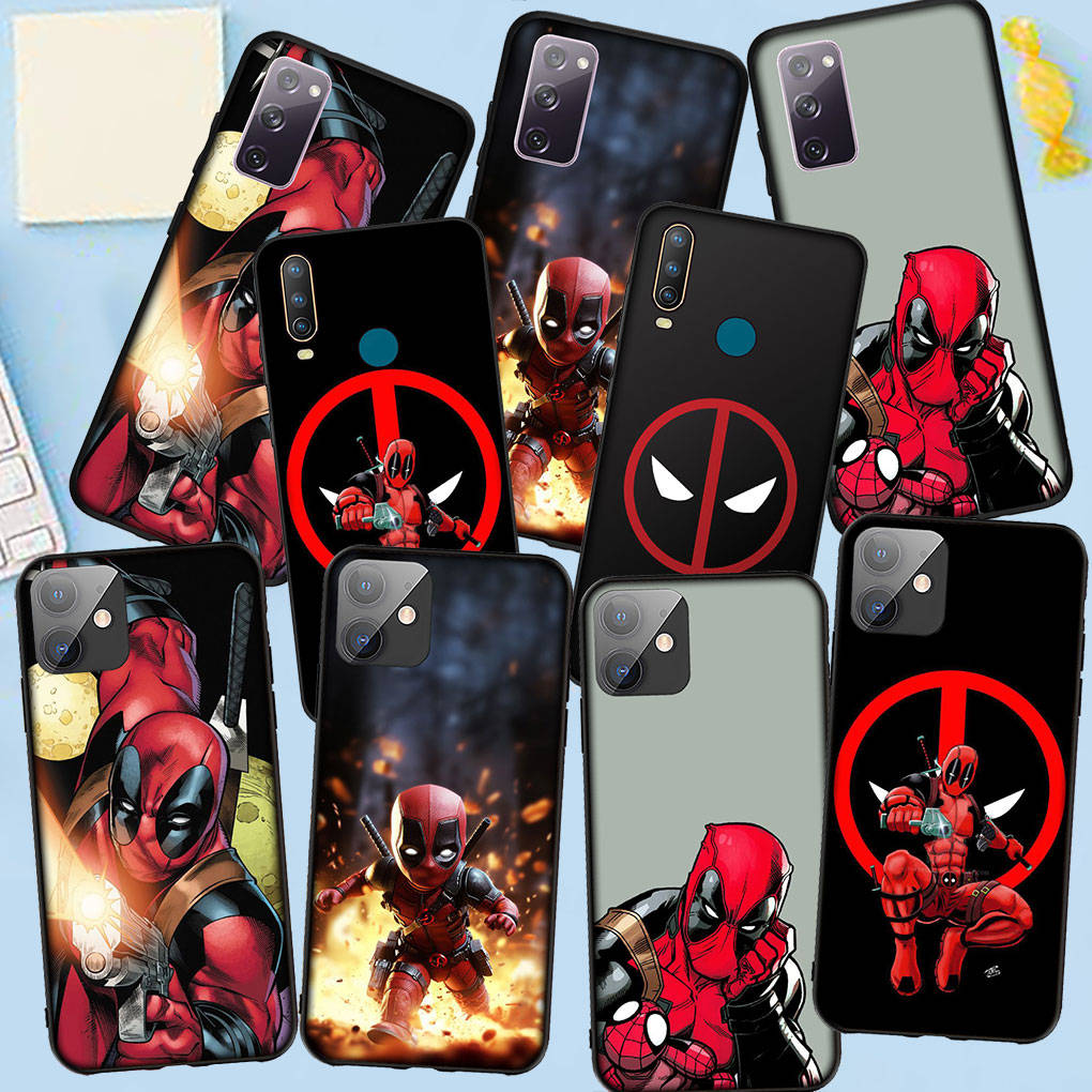 Чехол для телефона для Samsung Galaxy S25 S24 S23 iPhone 16 15 Xiaomi Redmi Note 14 13 12 16E X 11 Pro Max OPPO Moto A4 Huawei Супергерой Дэдпул Комиксы Обложка