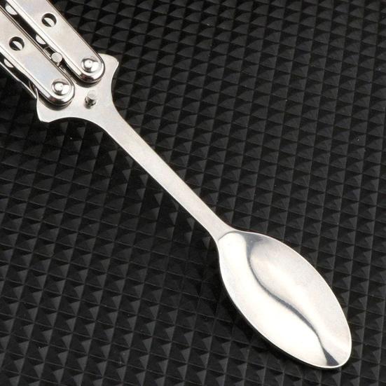 Набор вилок и ложек-бабочка из нержавеющей стали, складные ложки и вилки-бабочки, набор столовых приборов для путешествий, кемпинга, охоты, барбекю, кухни