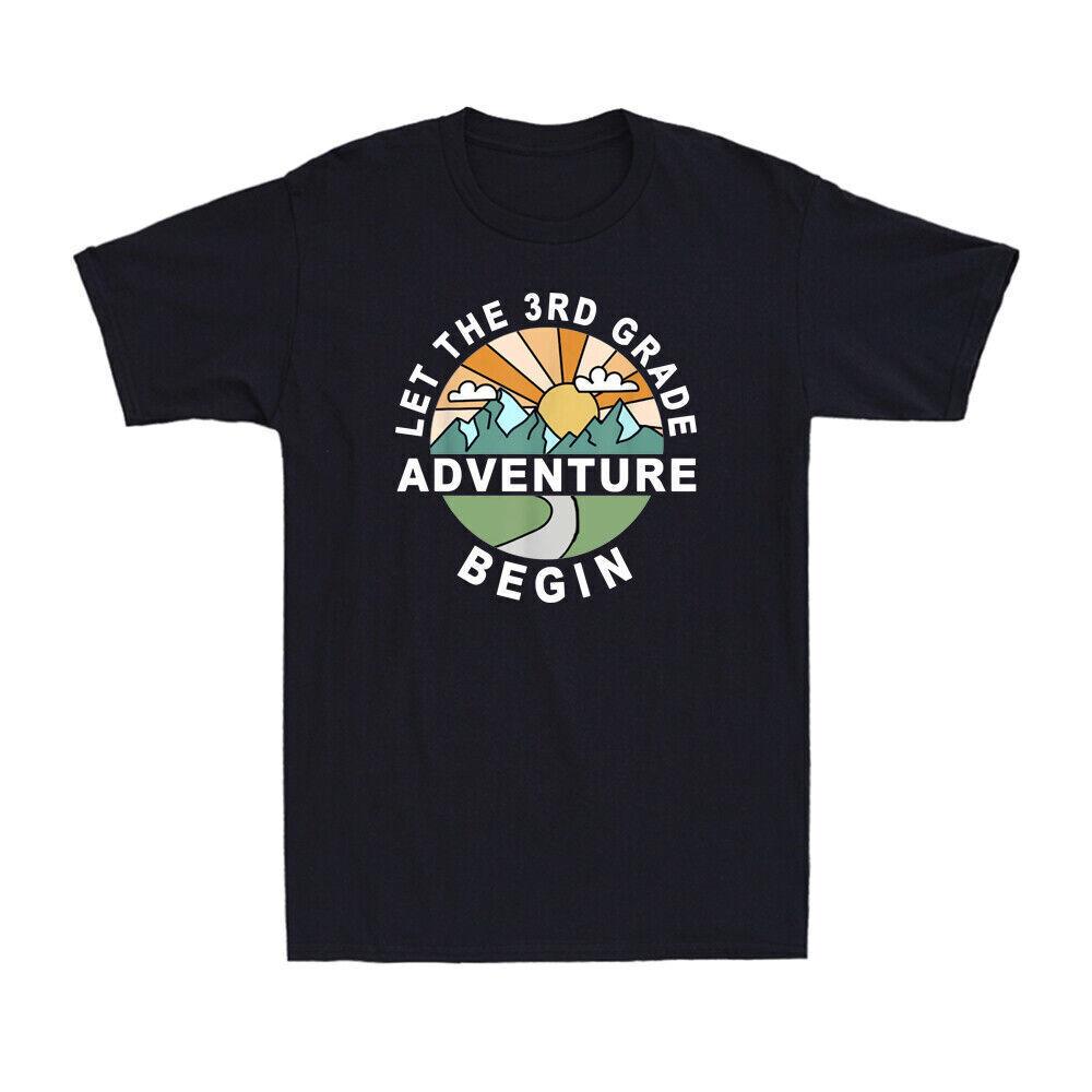 Let the 3rd Grade Adventure Begin Shirt Funny Third Grade Gift Men's T-Shirt