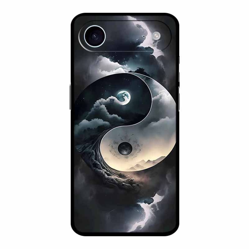 For iphone 17 Air Phone Case Fashion Flower Protective Black Silicone Soft Funda For iphone17 Air Back Cover Case 17Air Coque