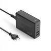 Hama 140W Wall Charger 3Xusb-C 2Xusb-A Qc/Pd Black 1 Pc