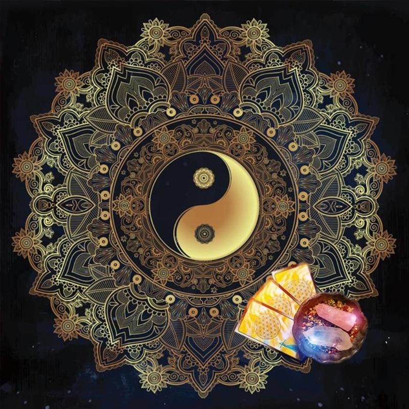 Астрология Таро Стол Алтарь Скатерть Метафизическая Настольная Игра Коврик Маятник Гадания Алтарь Скатерть Настольная Игра Карточная Подкладка