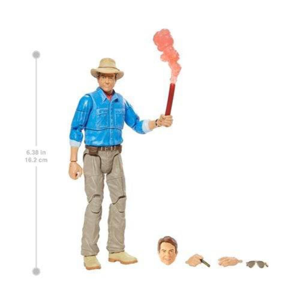 Mattel Jurassic World Jurassic Park Amber Collection Ray Arnold Figure Doll with Working Joints 8 and GWP81 [Dinosaur Toy] [Ages Up]