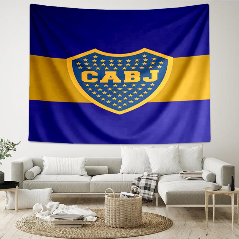 1PC Boca Football Club Printed Tapestry Room Decoration Wall Hanging for Living Room Bedroom, dormitory, Birthday and Christmas gifts