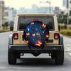 Dreamy Butterflies Spare Tire Cover Waterproof Polyester Protector for SUV Truck