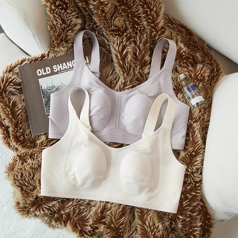 Women's Bust Minimizer: Ultra-Thin Support, Anti-Sag Seamless Cool Full Cup Bra for Summer