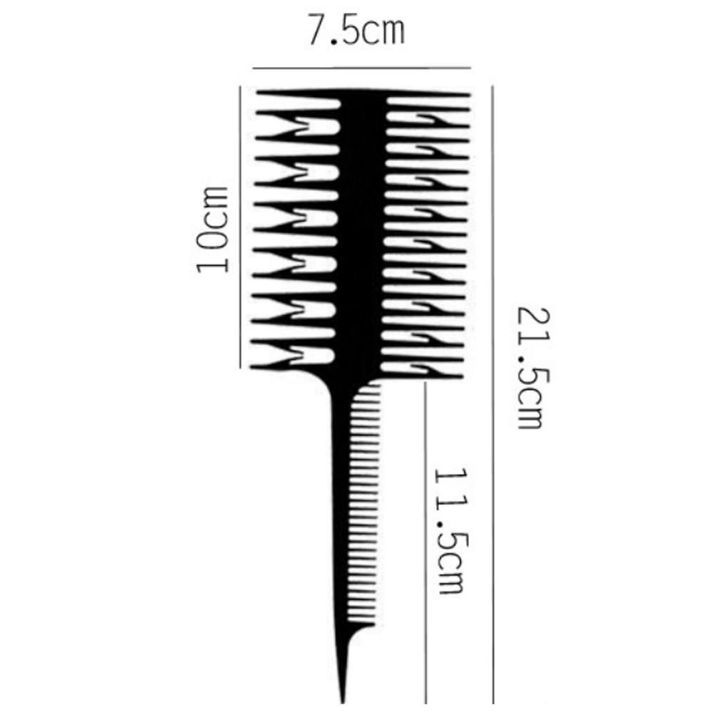 Sectioning Dyeing Comb with Hook Double Side Multi-function Brush Styling Tool