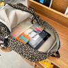 Студенческая школьная сумка, женский рюкзак с леопардовым принтом, легкий компьютерный дорожный рюкзак
