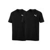 Puma Modern Print Logo Crew Neck T-Shirt Men Tops Black 844156-01