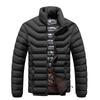 Winter Men Fashion Warm Jacket Coat Solid Thick Windproof Outwear Autumn Mens Casual Waterproof Parkas Jacket Coat Male