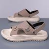 Модные удобные повседневные сандалии на толстой подошве, летняя уличная обувь с мягкой подошвой, противоскользящие водонепроницаемые пляжные туфли, модные дышащие спортивные тапочки