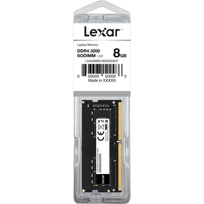 Mémoire RAM - LEXAR - DRAM - 8Go - (LD4AS008GB3200GSST)