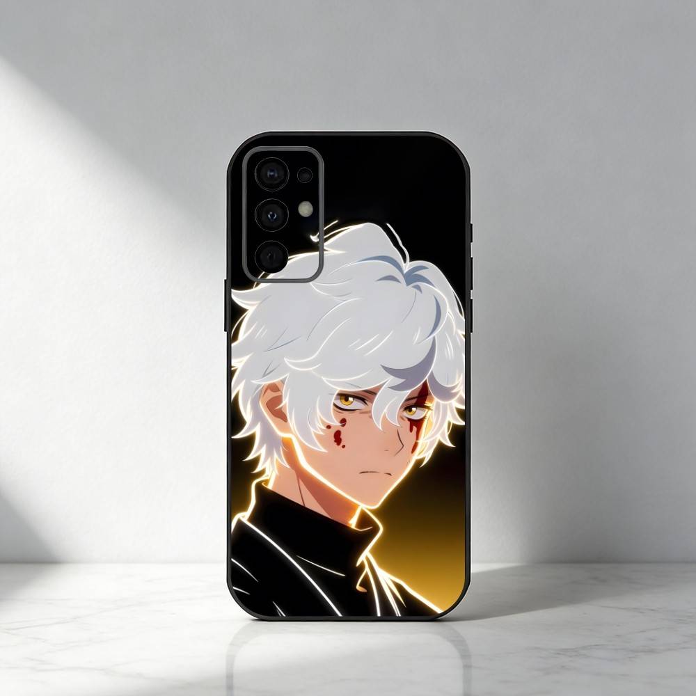 Чехол для телефона Dark Fantasy Anime J-Jigokuraku G-Gabimaru Для Samsung S25,S24,S21,S22,S23,S20,Ultra,S26,Plus,Fe,Note,5G Черный Чехол