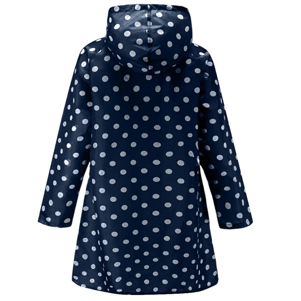 Women's Wave Rain Jacket Outdoor Waterproof Windproof Coat Outwear