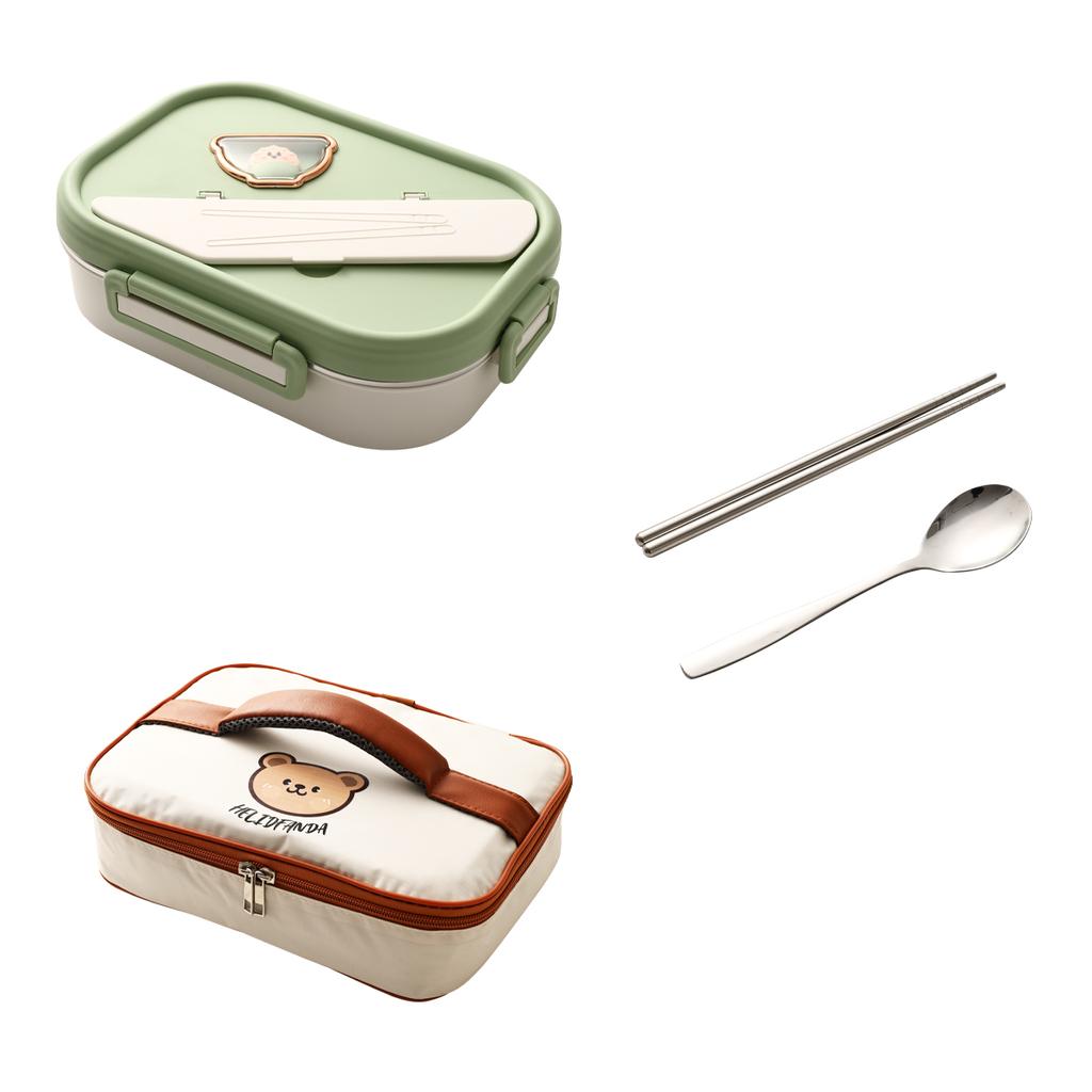 1200 мл 304 нержавеющая сталь Bento Lunch Box с суповой чашей портативный герметичный пищевой контейнер 4 отсека контейнер для обеда