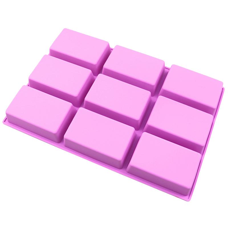 Mini Loaf Pan Bread Baking Tray Cheese Cake Silicone Mold Rectangle Diy Soap Pastry Mould Kitchen Accessories